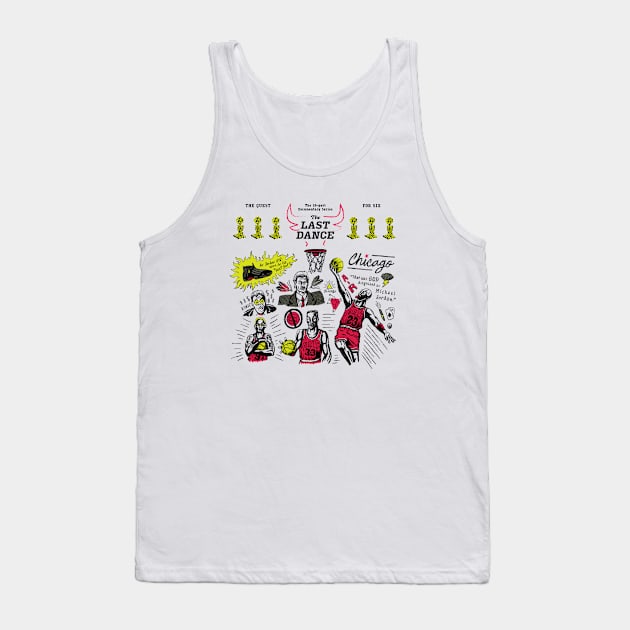 The Last Dance Chicago Bulls Tank Top by BurchCreativeDesign